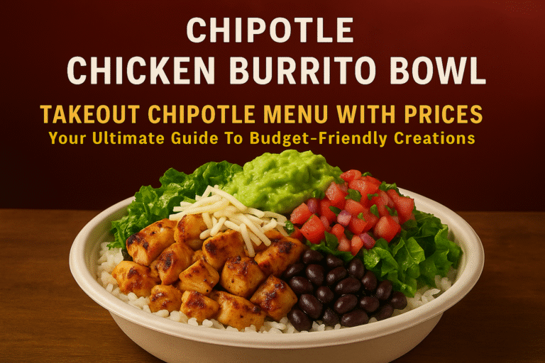 Takeout Chipotle Menu With Prices: Your Ultimate Guide to Budget-Friendly Creations
