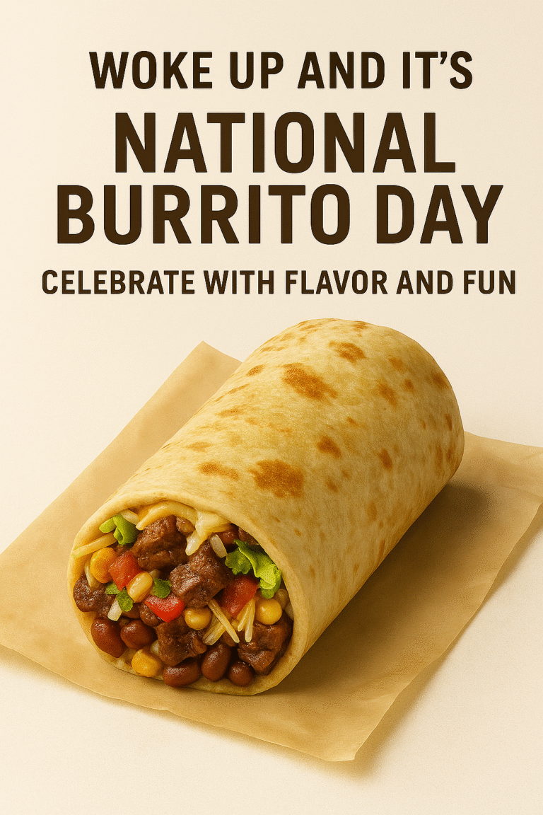 Woke Up and It’s National Burrito Day: Celebrate with Flavor and Fun